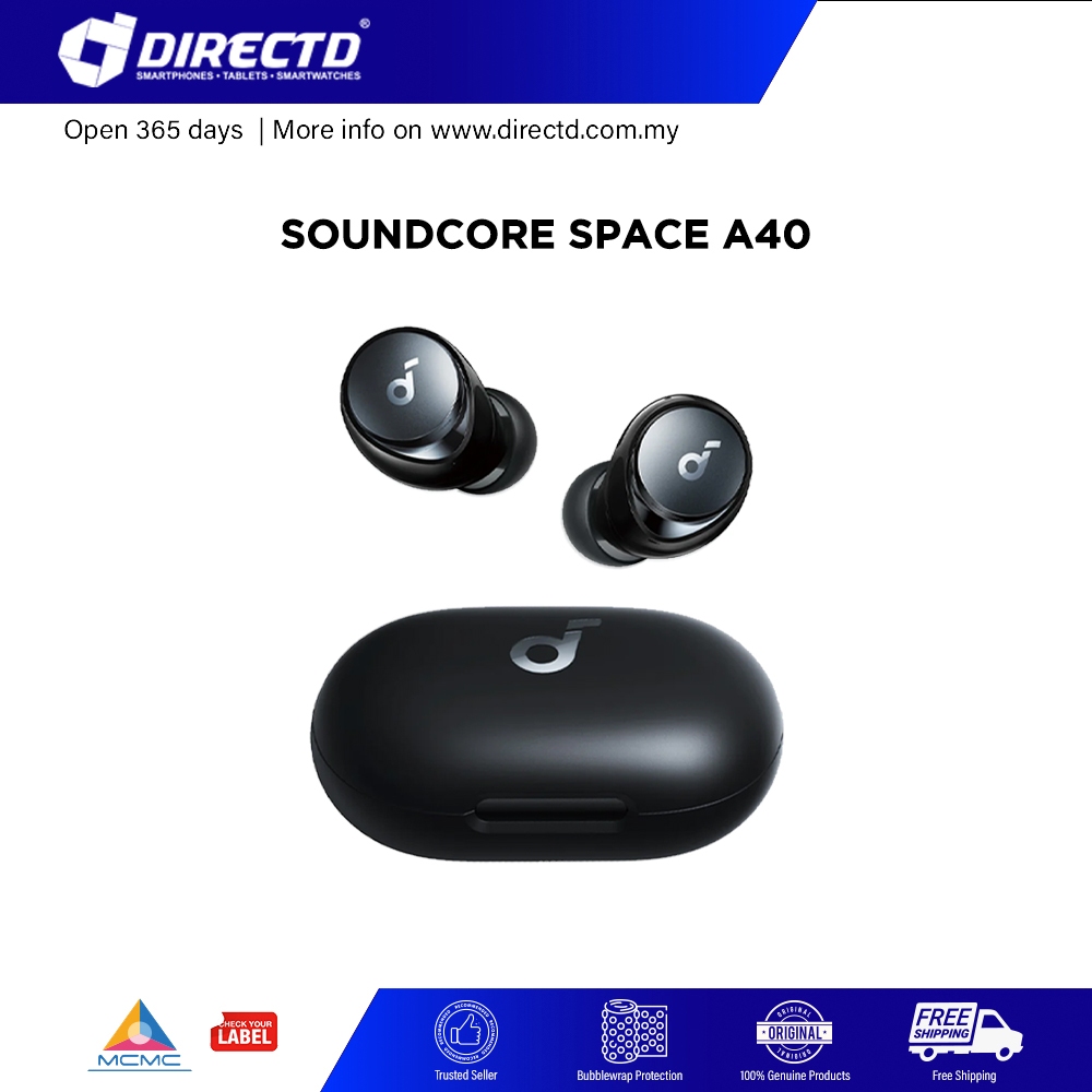 Anker Soundcore Space A40 Cuffie True Wireless In-Ear, Bluetooth, Fino A 50 Ore Di Autonomia, Colore Nero (Usato) - Foto 2