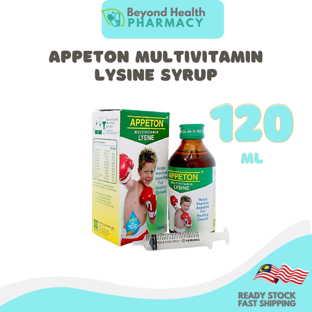 APPETON MULTIVITAMIN LYSINE SYRUP 120ML Shopee Malaysia