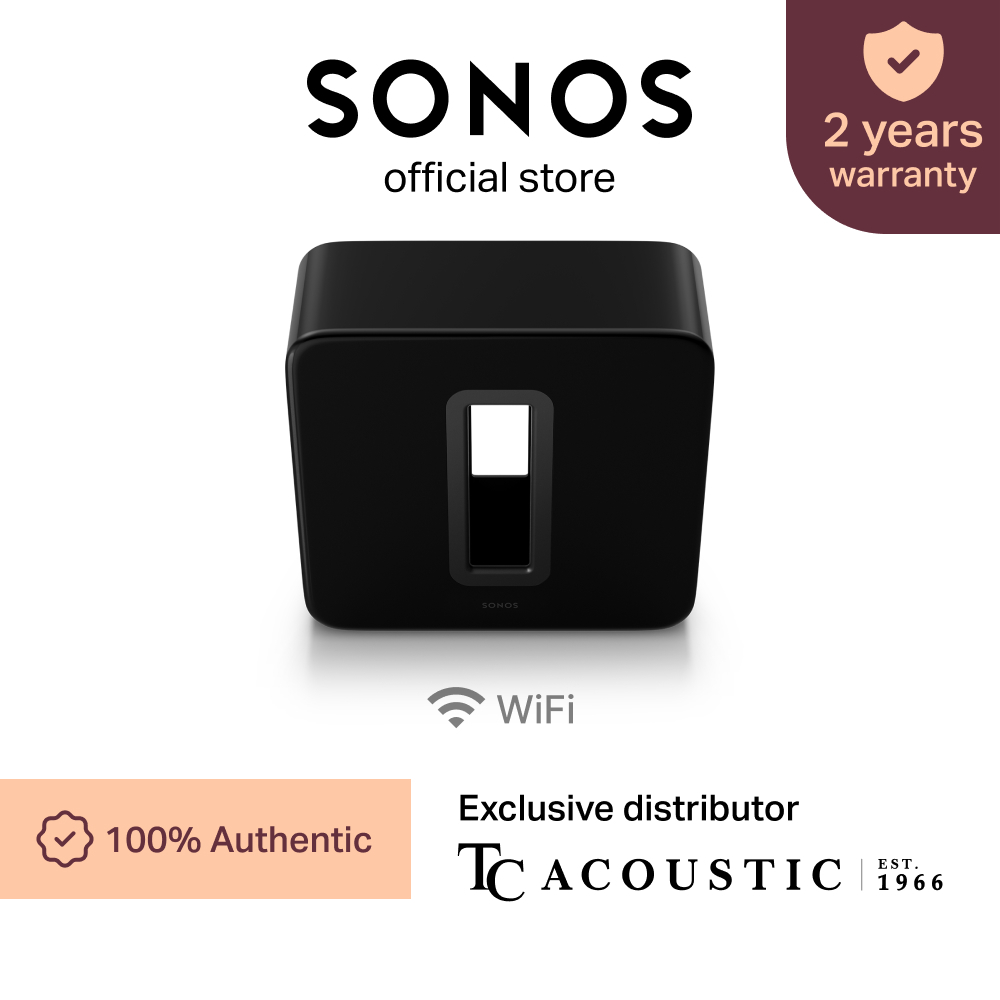 Sonos Sub Gen 3 Wireless Subwoofer best paired with Sonos Arc Ultra, Arc & Beam Shopee Malaysia