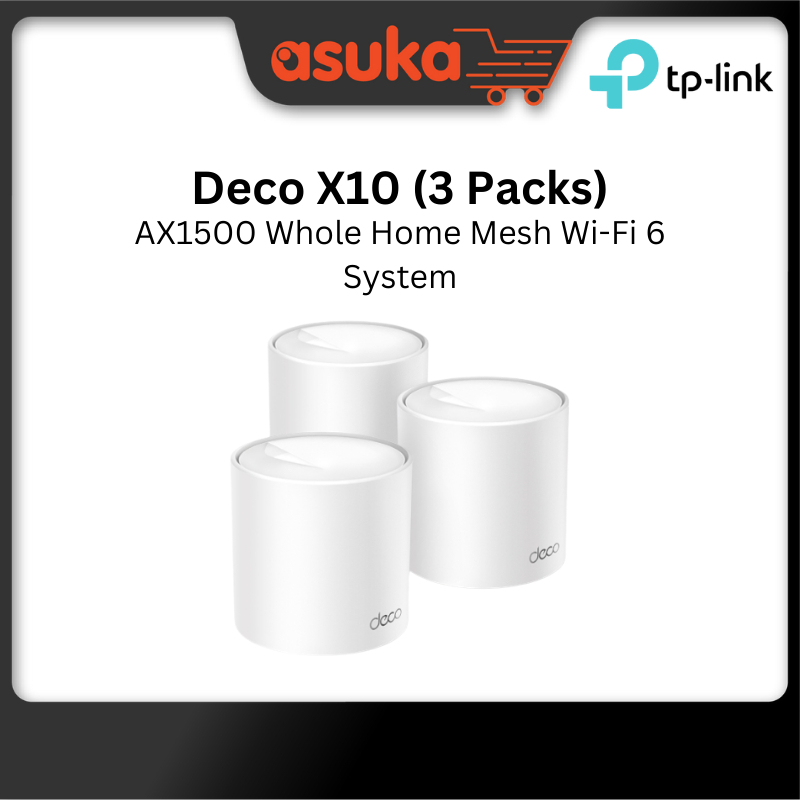 Tp-Link Deco X10 AX1500 Whole Home Mesh Wi-Fi 6 System | Shopee Malaysia