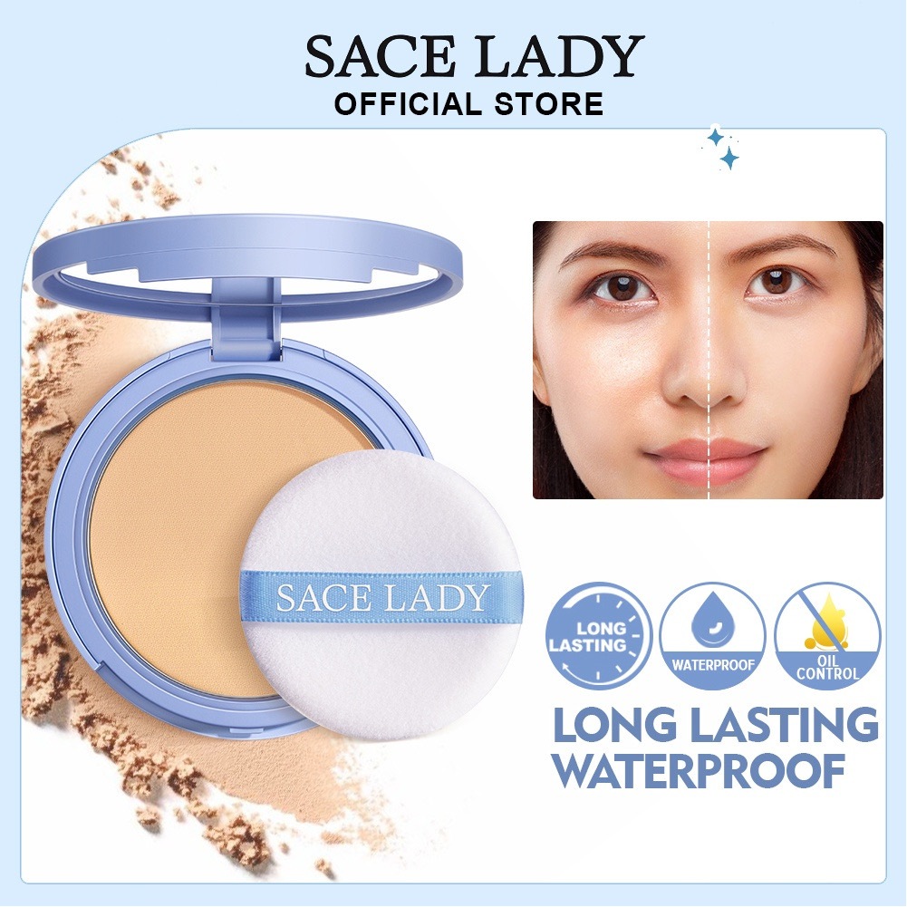 Original SACE LADY Oil-control Compact Powder Foundation Waterproof ...