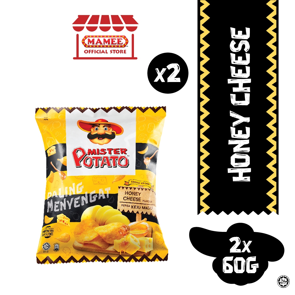 Mister Potato Chips - Honey Cheese (60g X 2packs) | Shopee Malaysia