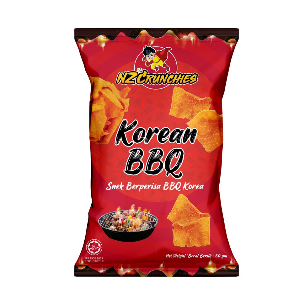 NZ Crunchies Korean BBQ (Pouch Bag) | Shopee Malaysia