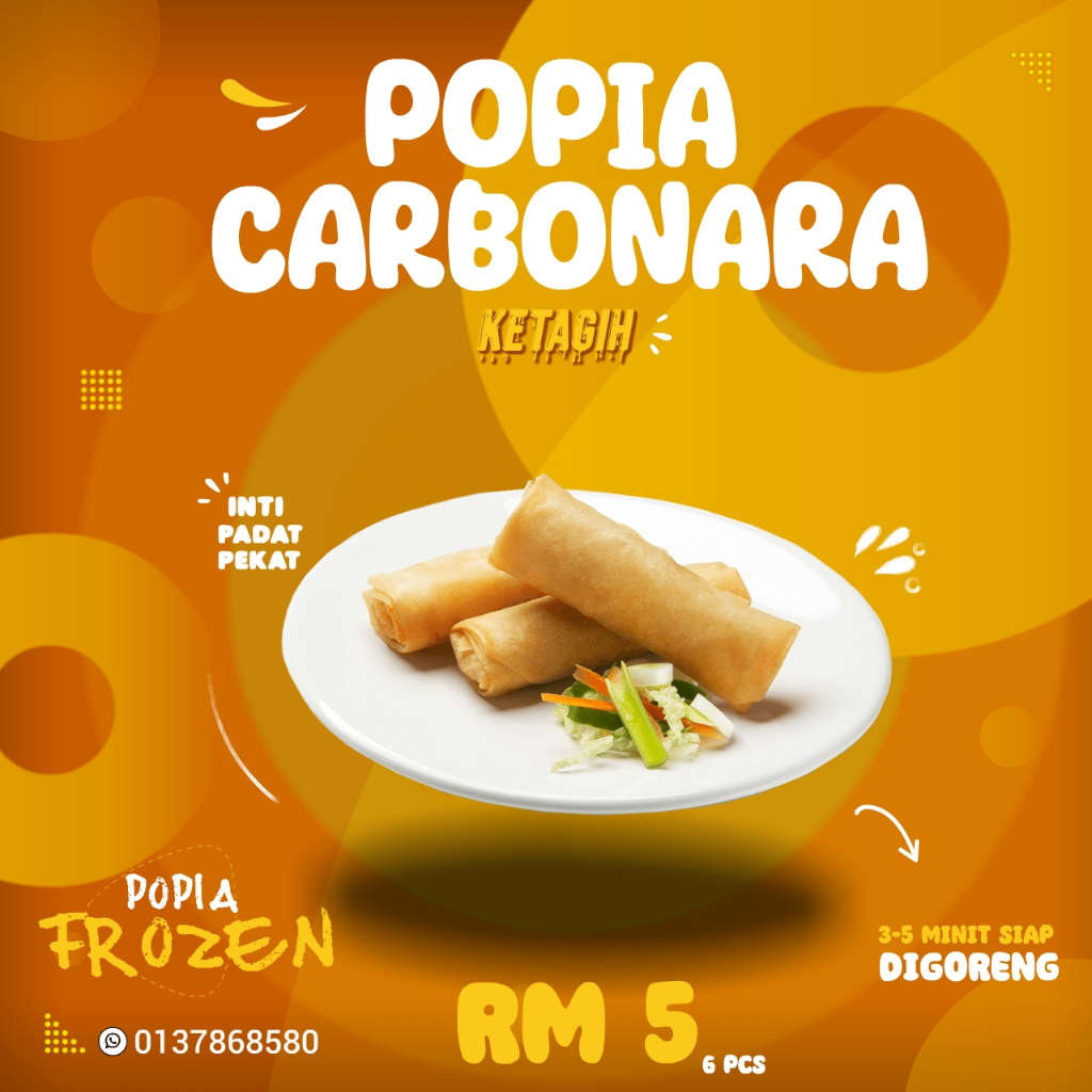 POPIA CARBONARA KETAGIH (Delivery JITRA sahaja) Shopee Malaysia
