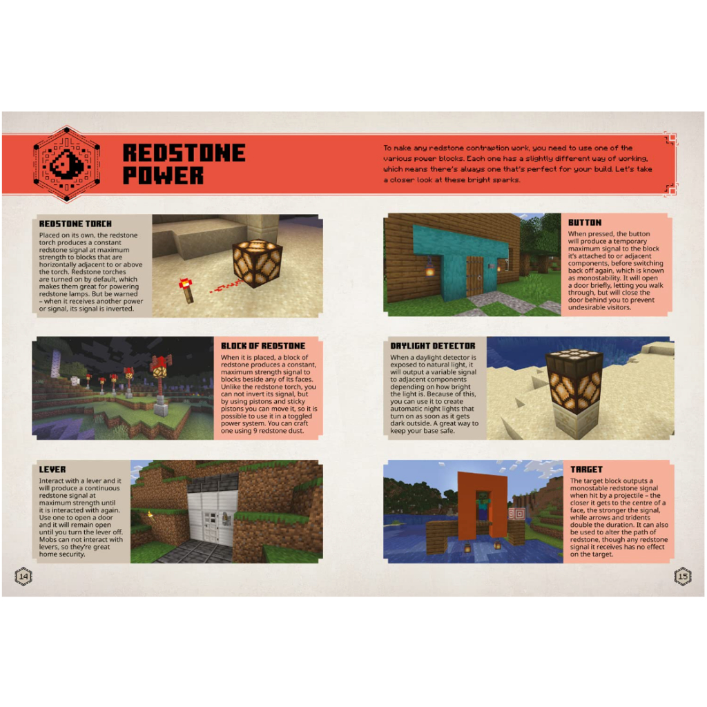 Minecraft Redstone Handbook: The Latest Updated &amp; Revised Essential All New series Official ...