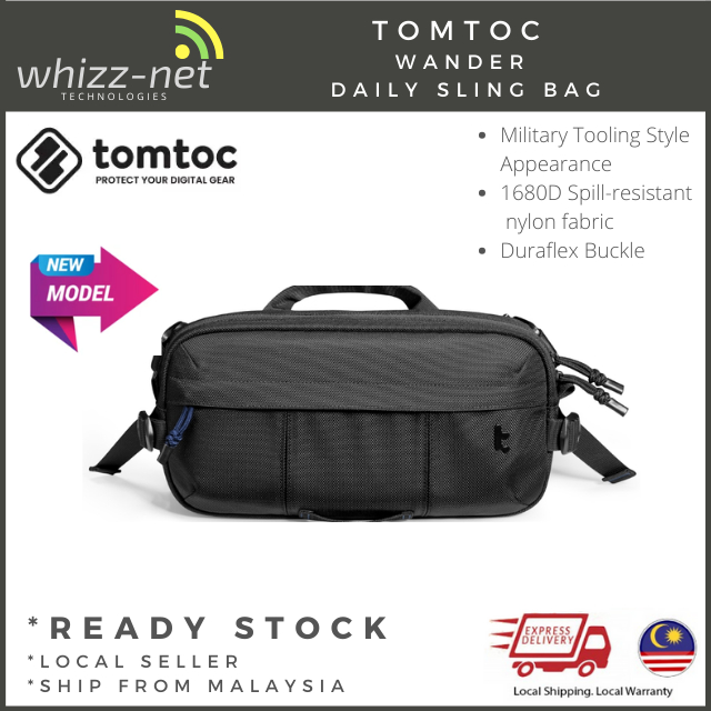 tomtoc Wander Daily Sling Bag / Shoulder Bag / Men Bag iPad Mini
