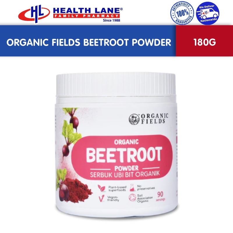 ORGANIC FIELDS BEETROOT POWDER (180G) Shopee Malaysia