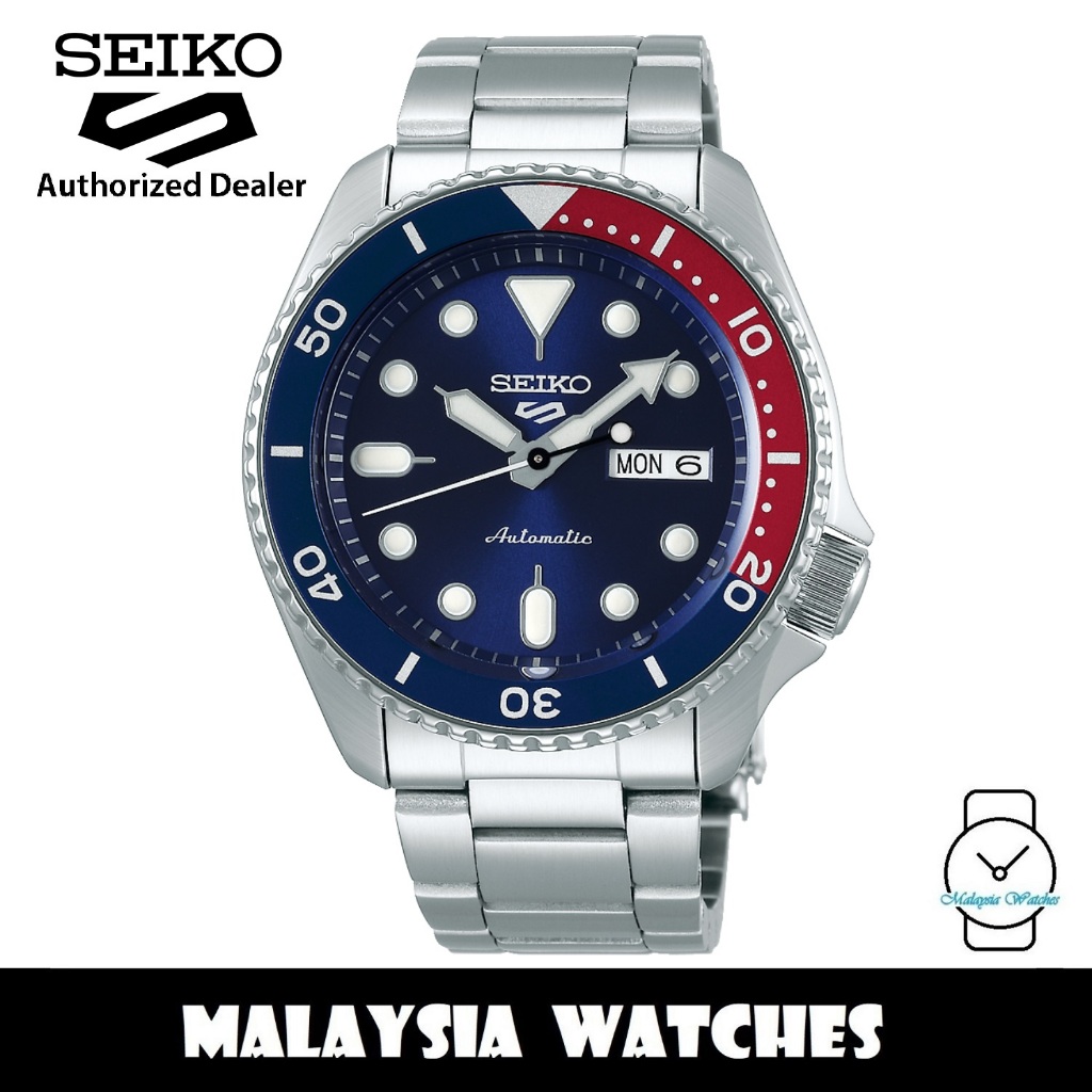 Red and blue seiko watch store