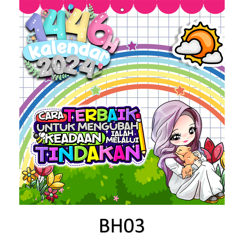 Calendar 2024 Malaysia Kalendar 2024 with School Holiday Kalendar Kuda 2024 Mini 3D