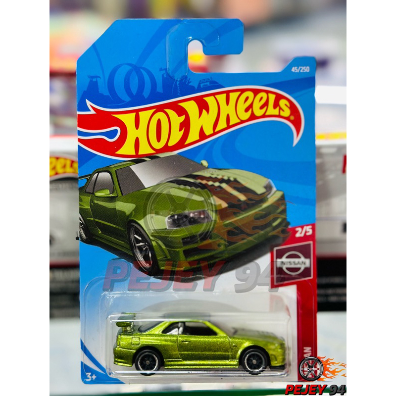HOT WHEELS NISSAN SKYLINE GT-R R33 BCNR33 YELLOW SERIES FAST AND FURIOUS