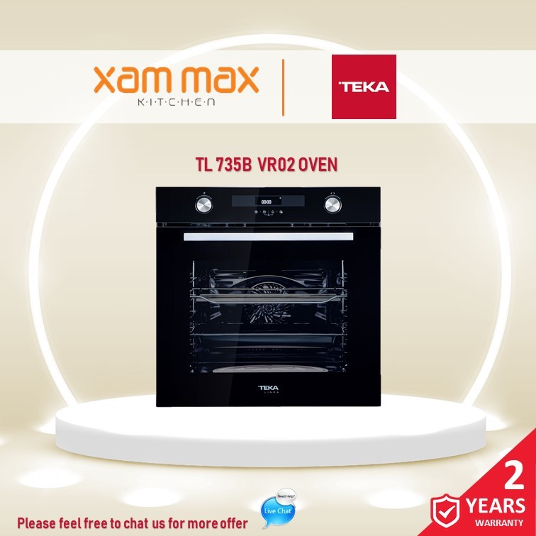 Teka - 65 Litres Multifunction Built-in Oven TL735B VR02 9 Cooking ...
