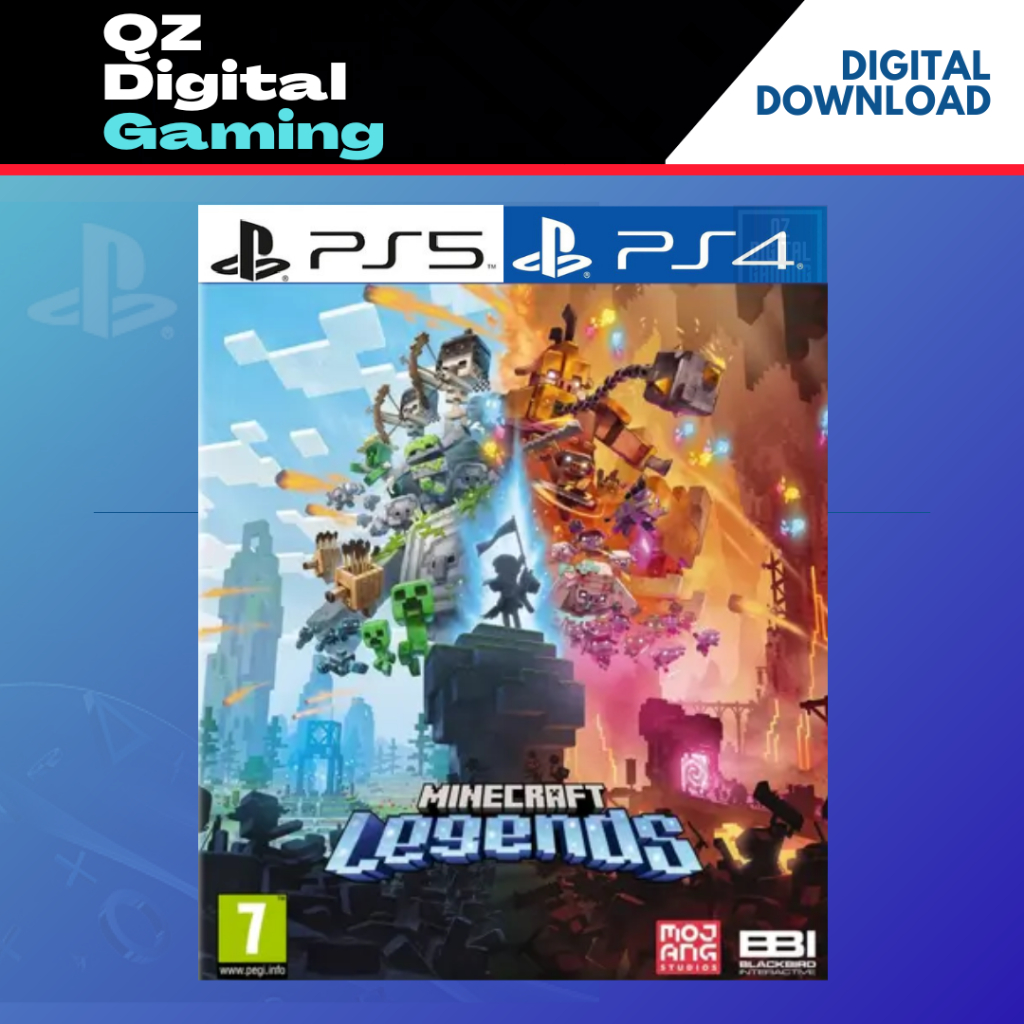 PS4 / PS5 Minecraft Legends Full Game Digital Download | Shopee Malaysia
