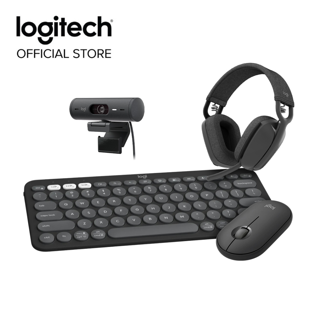 [Combo Set] Logitech Pebble Mouse 2 Wireless Mouse + Pebble Keys 2 ...