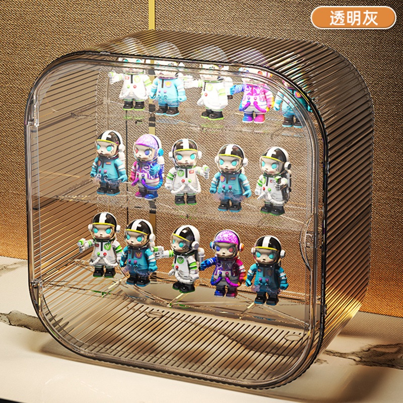 Wall Hang Mounted Transparent Storage Rack Figure Display Box Acrylic ...