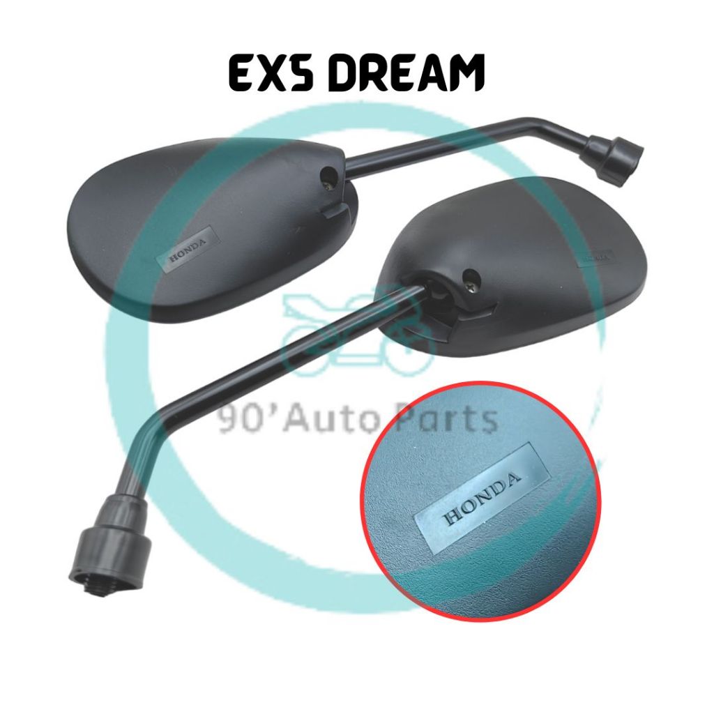 SIDE MIRROR MOTOR A CLASS CERMIN SISI MOTOR A CLASS HONDA EX5 HIGH