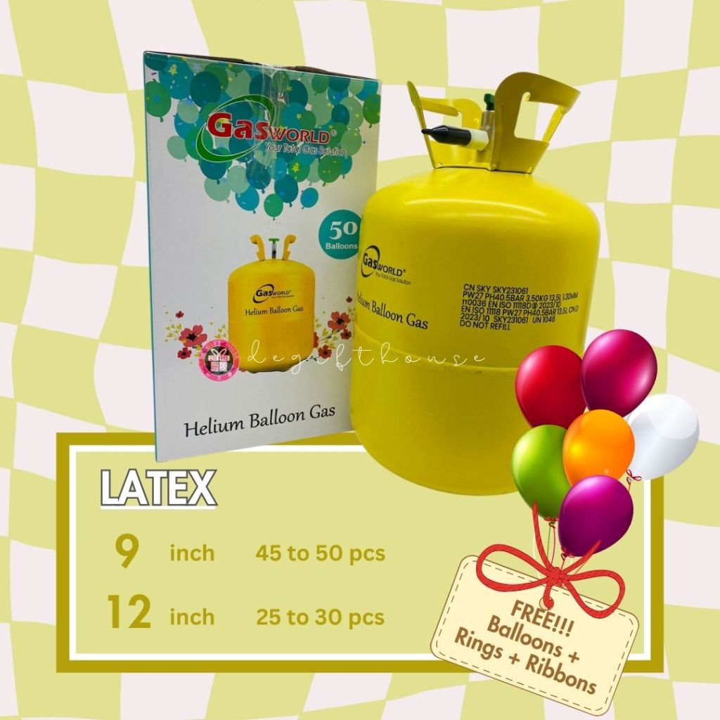 [Ready to ship] Gasworld Original DIY Party Helium Gas Tank For 50