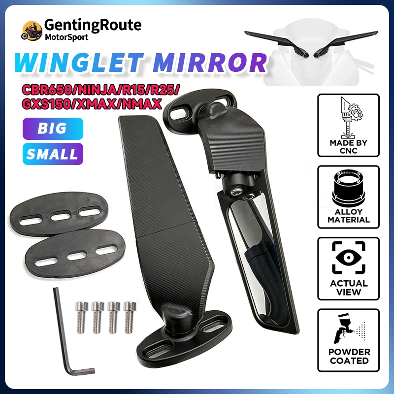 YAMAHA R15 R25 V2 HONDA CBR KAWASAKI NINJA 250 300 400 650 REAR VIEW ...