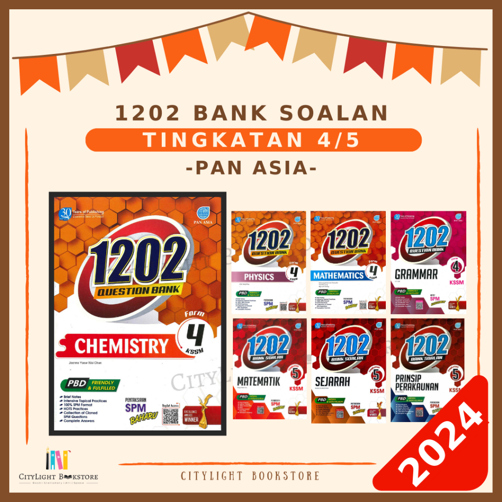 [CITYLIGHT] Buku Latihan 2024: 1202 Question Bank / Bank Soalan ...