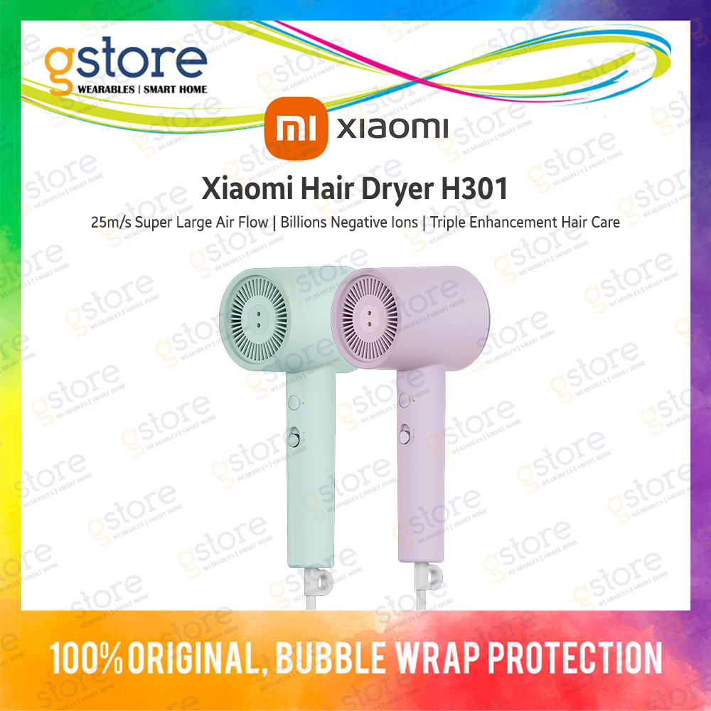 Xiaomi Mi Ionic Hair Dryer H301, H300 (Compact & Light, 20m/s Super ...