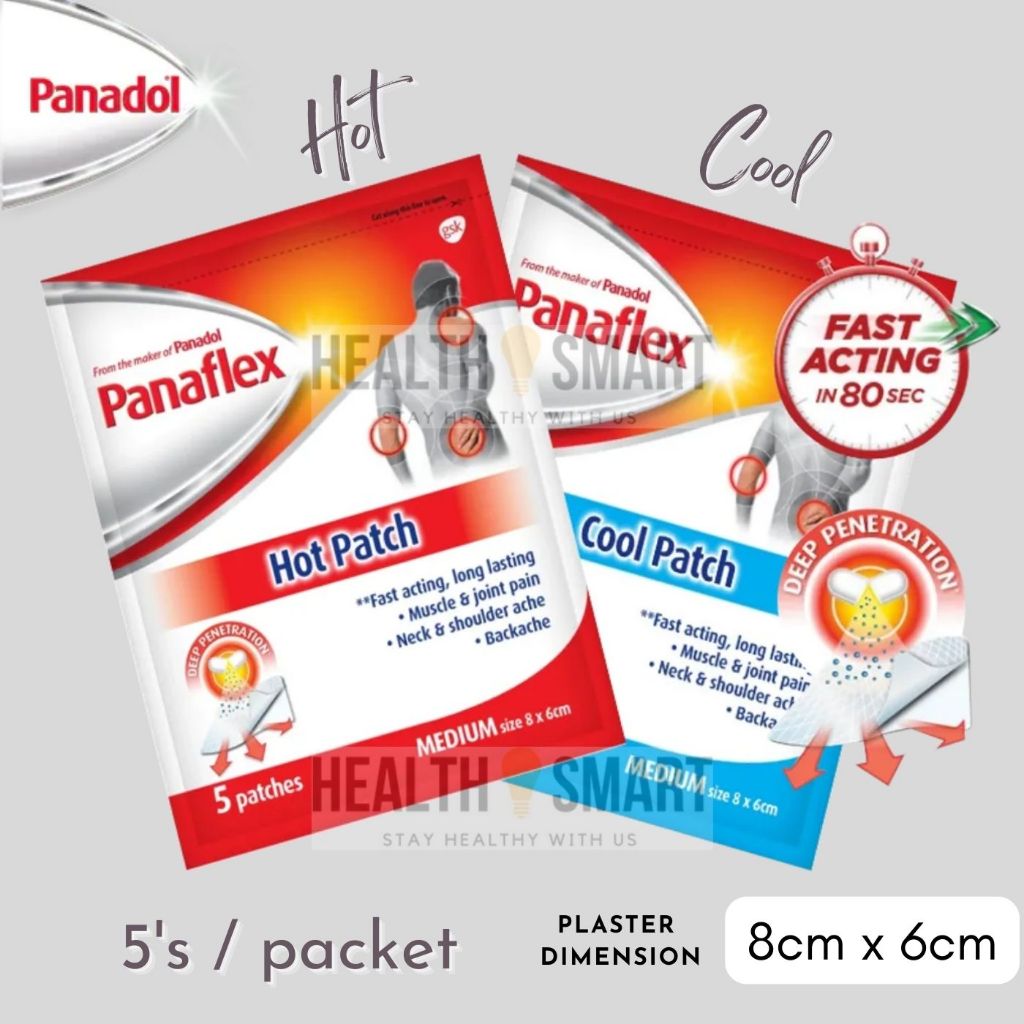 Panaflex Hot Patch Panafle Cool Patch 5s Shopee Malaysia