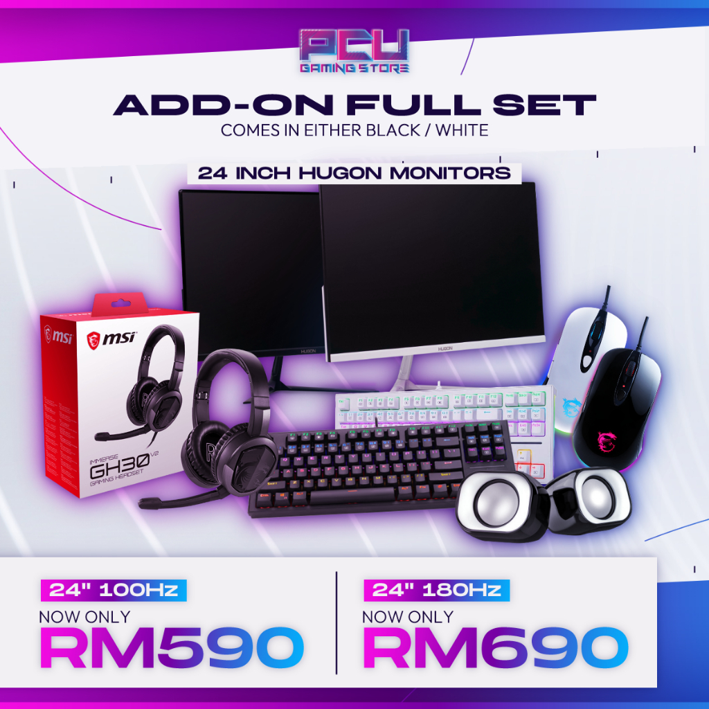 Custom Build Gaming PC & Designing PC / Full Set PC Package Addon Product (Only For Bundle PC