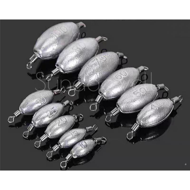 Fishing Sinker Fishing Rolling Swivel Sea Fishing Lead Weights