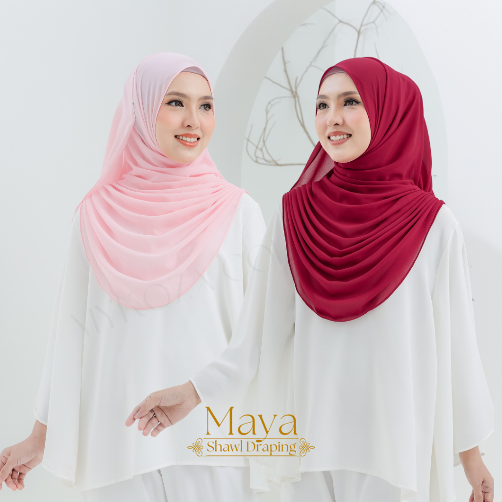 tutorial shawl nikah