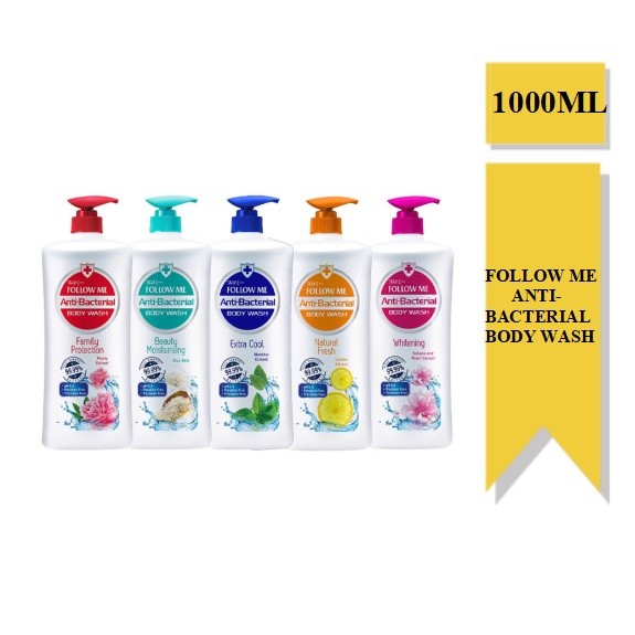 FOLLOW ME ANTI-BACTERIAL BODY WASH 1000ML | Shopee Malaysia