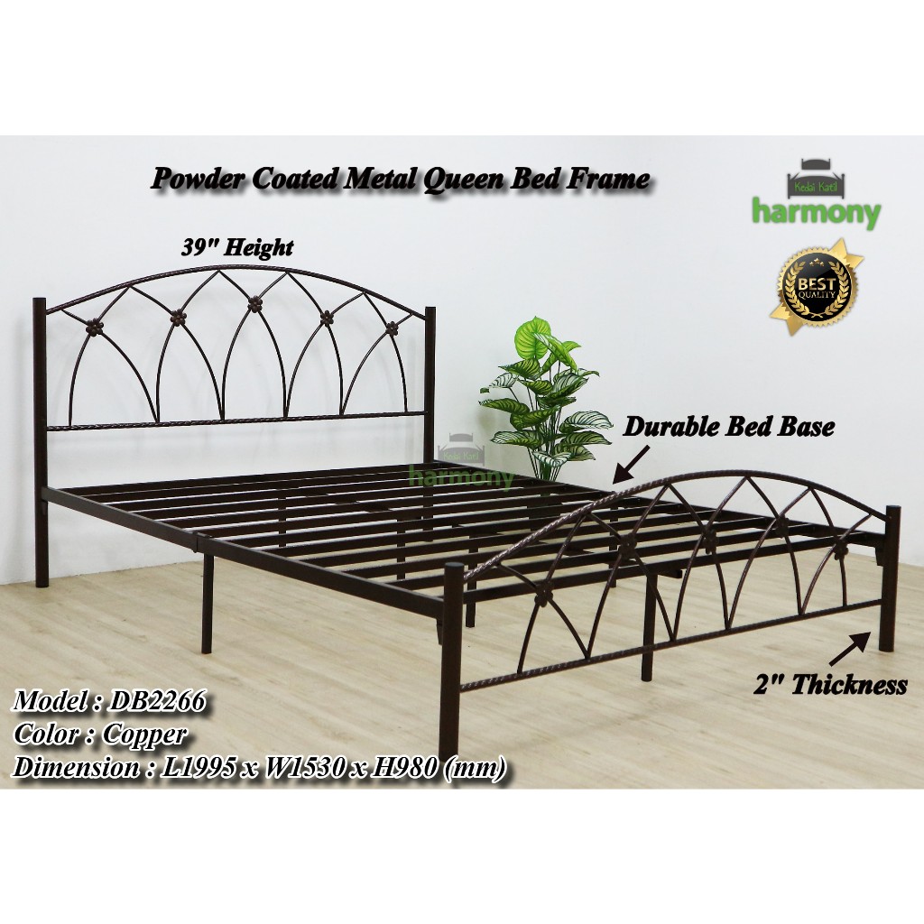 Harmony Mildura Metal Queen Bed Frame / Quality Metal Bed Frame / Queen