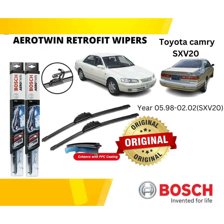 Bosch Aerotwin Retrofit U Hook Wiper Set For Toyota Camry Sxv Shopee Malaysia