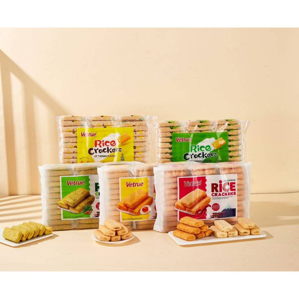 EXP 07 25 Rice Crackers Halal Vetrue 300g 
