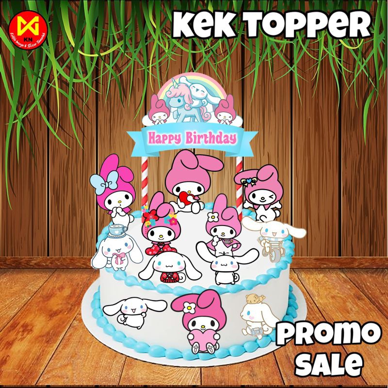 Kek Topper Hello Kitty My Melody | Shopee Malaysia
