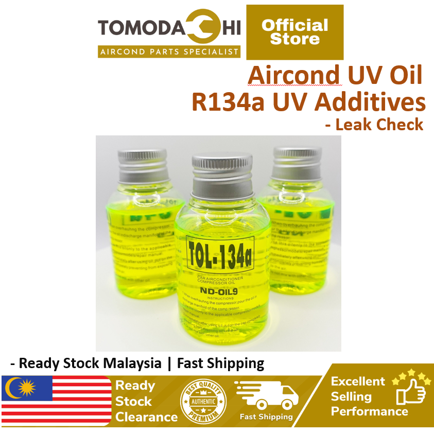 Tomodachi Aircond R A Compressor Air Cond Oil Uv Dye Leak Additives Ml Check Bocor Treatment