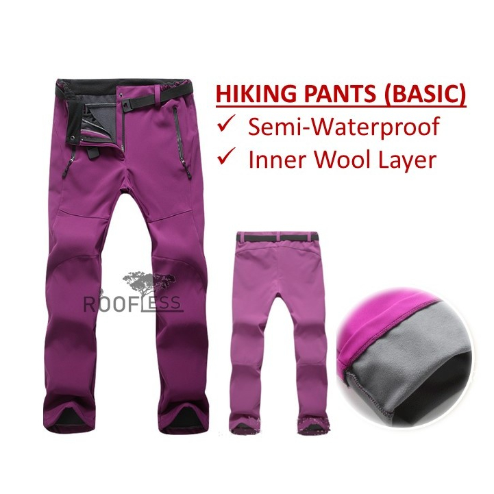 ROOFLESS Seluar Hiking Perempuan Waterproof Hiking Pants Women ...