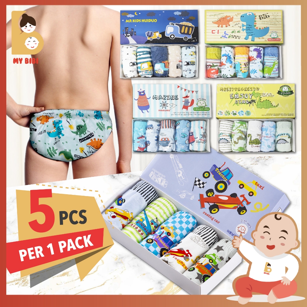 (5 pcs)Underwear kid boy panties baby boy underwear kids boy boxer ...