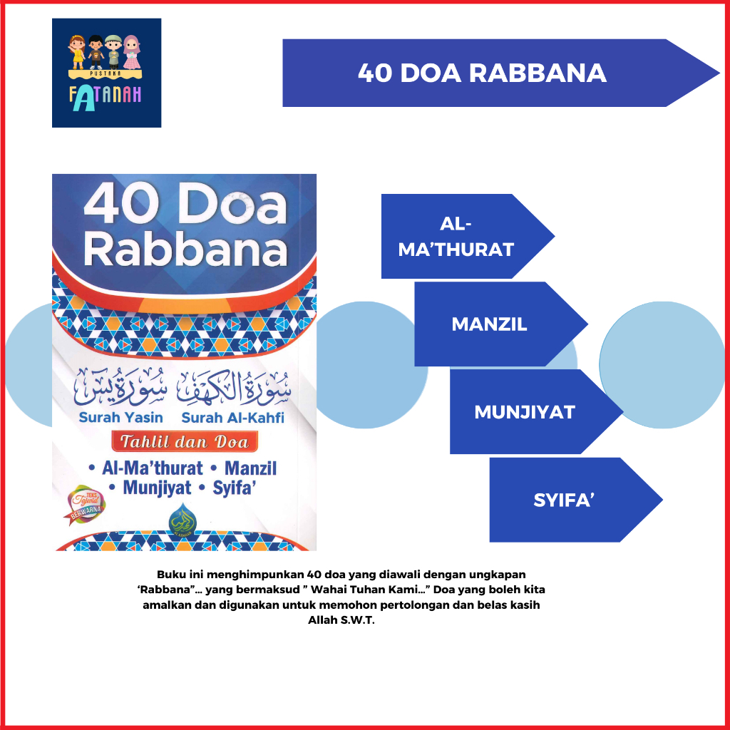 40 Doa Rabbana Tajwid Berwarna | Shopee Malaysia