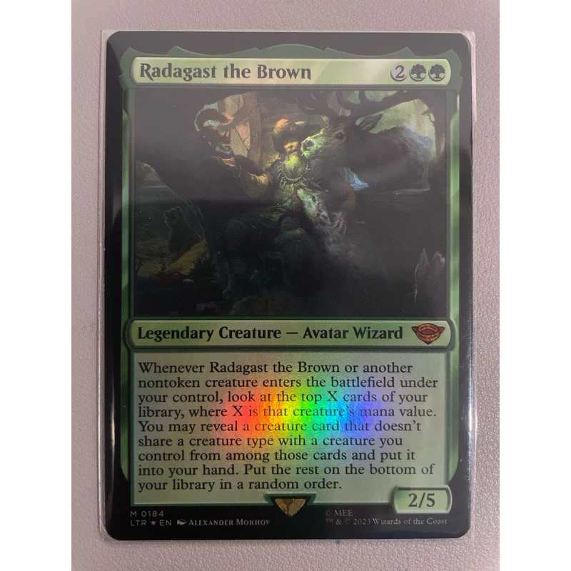 MTG:The Lord of the Rings:Special Edition (LTR) M0635 M0776 - Radagast the  Brown (Silver Foil, Surge Foil) | Shopee Malaysia