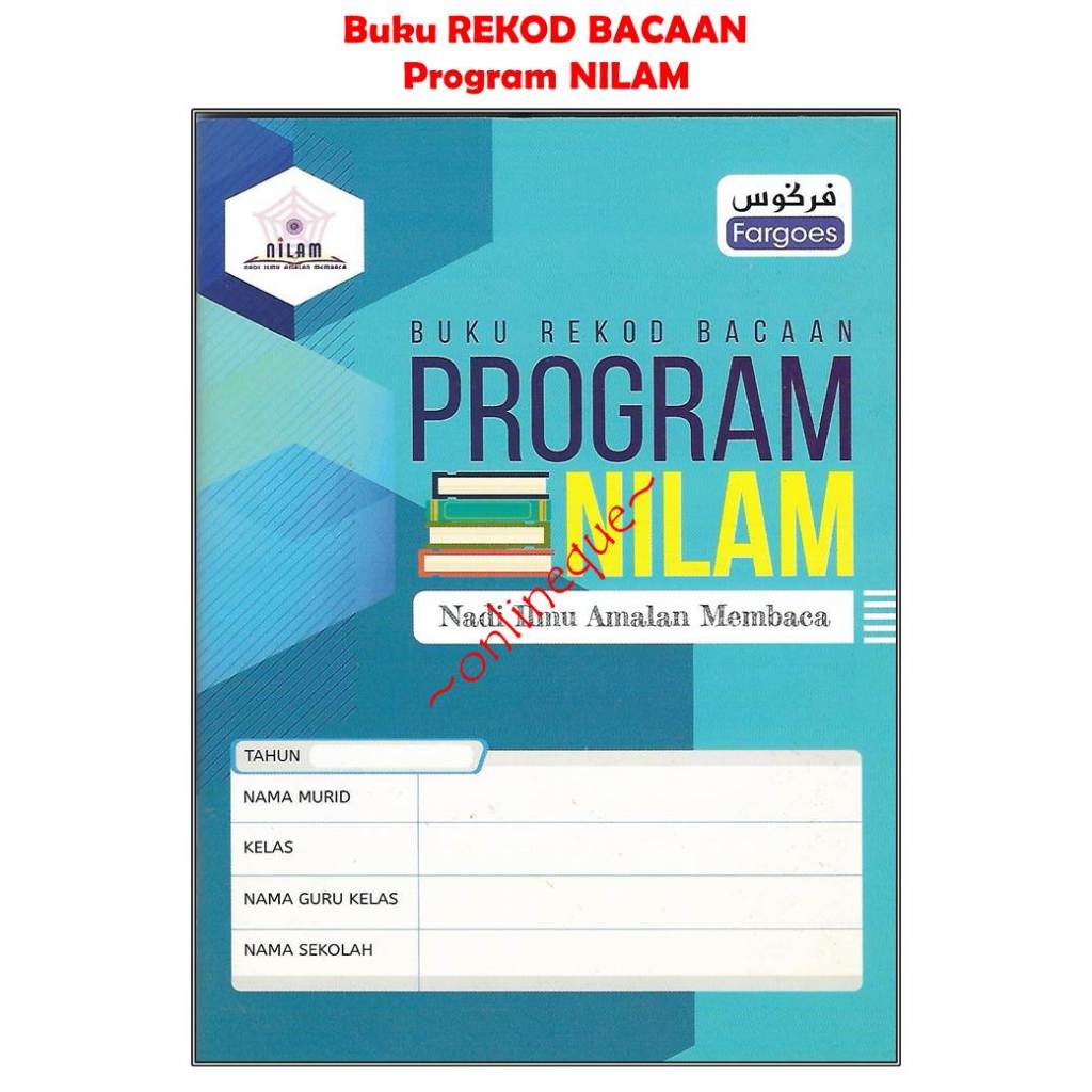 Buku REKOD BACAAN Program NILAM | Shopee Malaysia