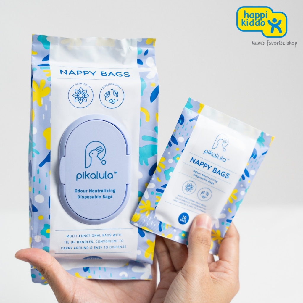 Pikalula Odour Neutralising Disposable Nappy Bags Shopee Malaysia