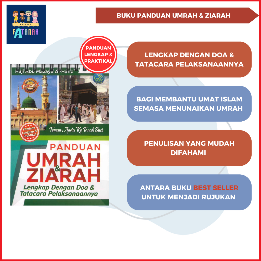 Panduan Umrah & Ziarah Bertali (Hijau) | Shopee Malaysia