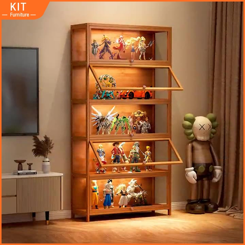 Display Storage Box Model Toy Handmade Transparent Glass