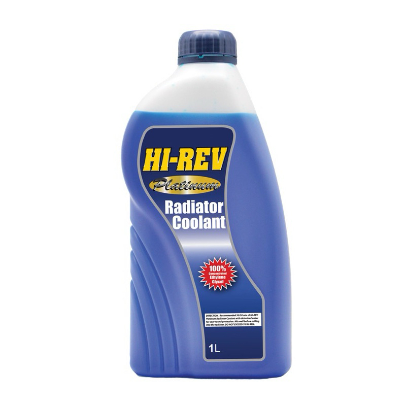ORIGINAL HIREV PLATINIUM COOLANT 1L RADIATOR COOLANT FOR CAR BLUE ...