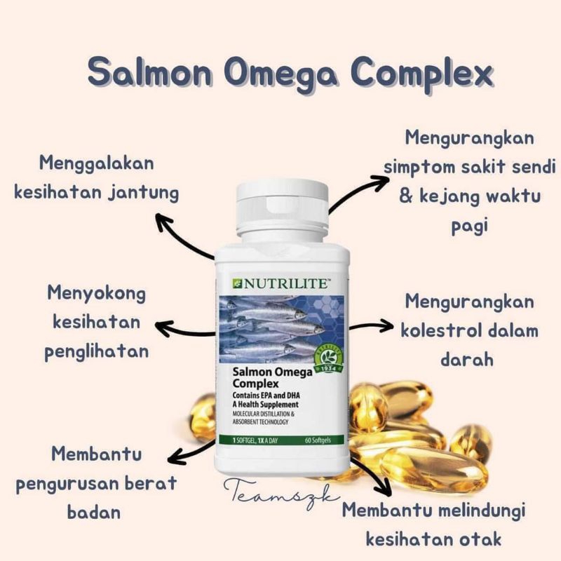 NUTRILITE AMWAY SALMON OMEGA COMPLEX | Shopee Malaysia