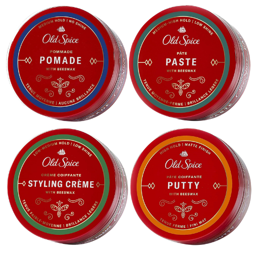 Old Spice Hair Styling Clay Putty Pomade Barber Grade Classic 62g