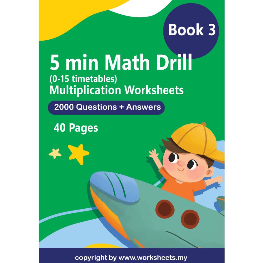 IGCSE Math Drill Book 3 5 Min Drill Multiply (015) 2000 Q+A IGCSE