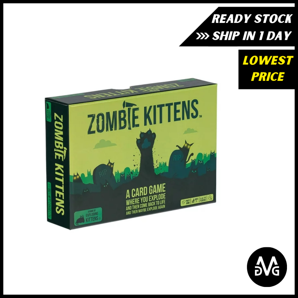 Zombie Kittens Card Games Base Edition Imploding Kittens Expansion