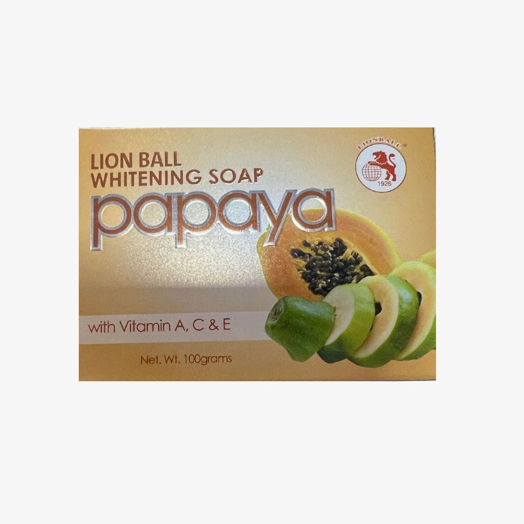 LION BALL WHITENING PAPAYA SOAP BAR 100G | Shopee Malaysia