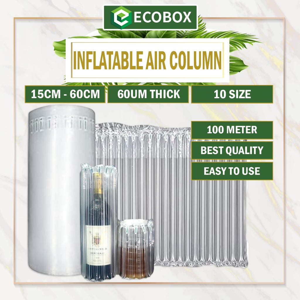 EcoBox - Inflatable Air Bubble Column Packaging Inflatable /15/20/25/30 ...