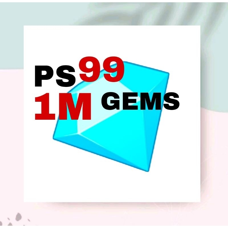 (☃️)DISCOUNT Ps99 1 MILLION Gems⭐ | Shopee Malaysia