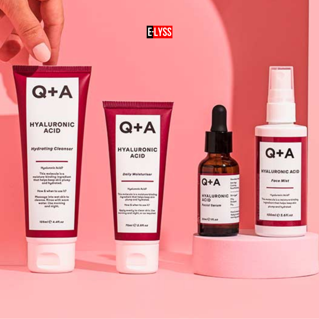 Q+A Hyaluronic Acid (Hydrating Cleanser / Face Mist / Facial Serum